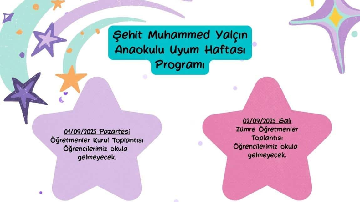 Uyum Haftası Programımız